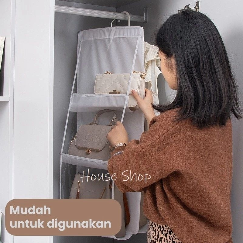 Pekanbaru Rak Gantung Penyimpanan Tas Sepatu - Gantungan Tas - Bag Storage