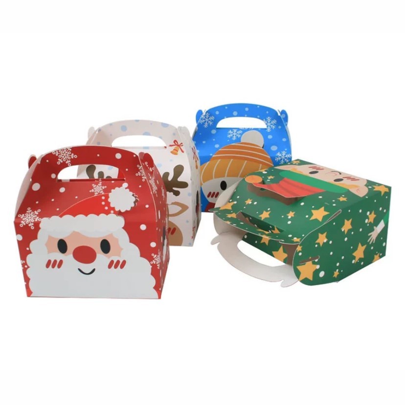 Pekanbaru Christmas Hampers Box / Kotak Hampers Natal Gable Warna Warni