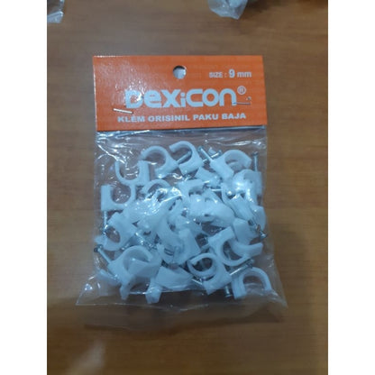 Pekanbaru Klip Kabel Klem Kabel Dexicon Paku Beton 6Mm 7Mm 8Mm 9Mm 10Mm Murah