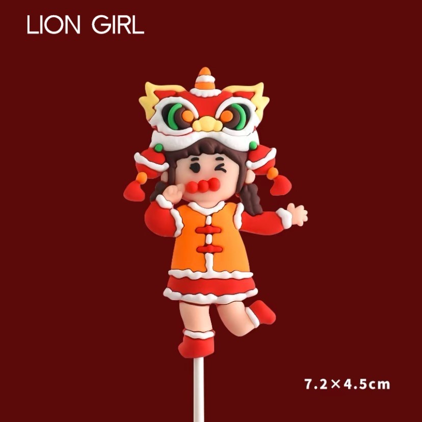 Pekanbaru Cny Cupcake Topper / Topper Imlek Kecil Berbagai Model