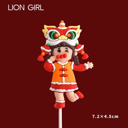 Pekanbaru Cny Cupcake Topper / Topper Imlek Kecil Berbagai Model