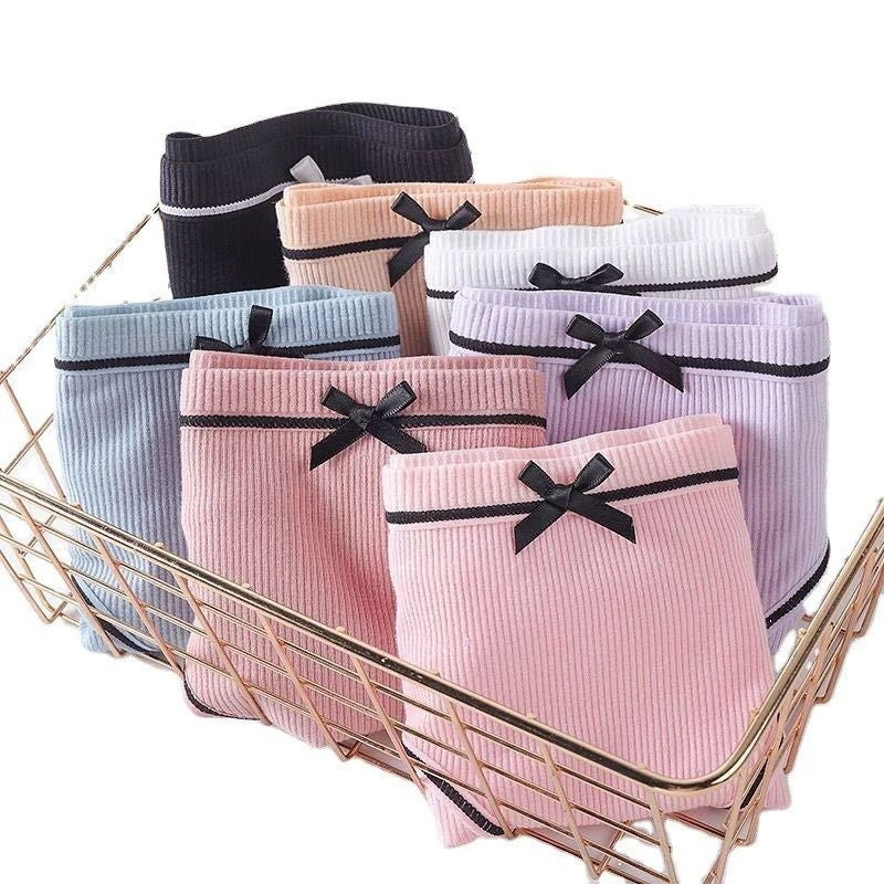 Pekanbaru Celana Dalam Wanita - Underwear Cewek Polos List Hitam Pita - Celana