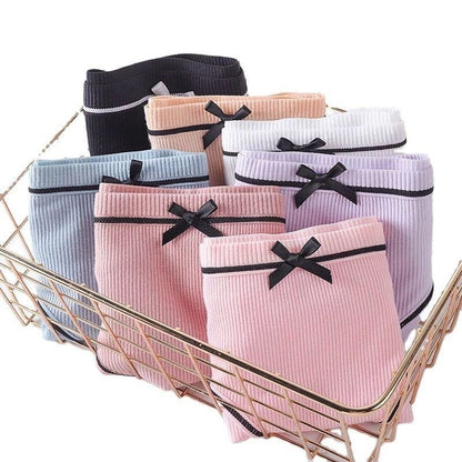 Pekanbaru Celana Dalam Wanita - Underwear Cewek Polos List Hitam Pita - Celana