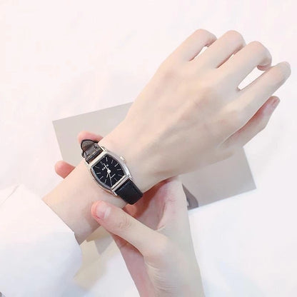Pekanbaru Jam Tangan Casual Wanita Analog Kecil Dial Bulat Dengan Strap Pu