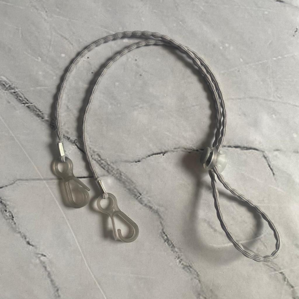 Pekanbaru [YL] Strap Masker 2 in 1/ Kalung Masker / Kalung Gantungan Masker Multifungsi Bisa dipakai utk Hijab / Strap Masker Pita/Kalung Masker Hijab 2 in 1 Stap Masker Elastis Konektor Masker Boba