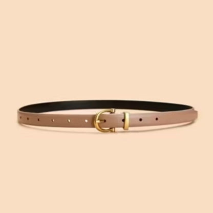 Pekanbaru Ikat Pinggang Gesper Belt Kecil Wanita Bahan Kulit Pu / Tali Pinggang Wanita / Gesper
