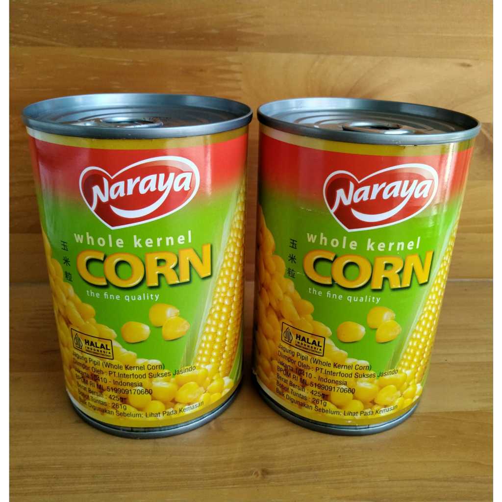 Pekanbaru Naraya Jagung Kaleng / Whole Kernel Cron 425 Gram