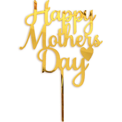 Pekanbaru Cake Topper Akrilik Happy Birthday / Mother'S Day / Father'S Day Ukuran Besar (Instan Only)