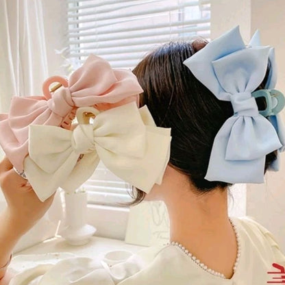Pekanbaru Ikat Rambut Jedai Korea Pita Satin Jepit Rambut Jumbo Besar
