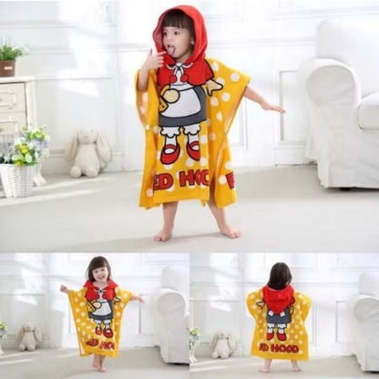 Pekanbaru Baju Handuk Mandi Anak Karakter / Handuk Ponco Topi