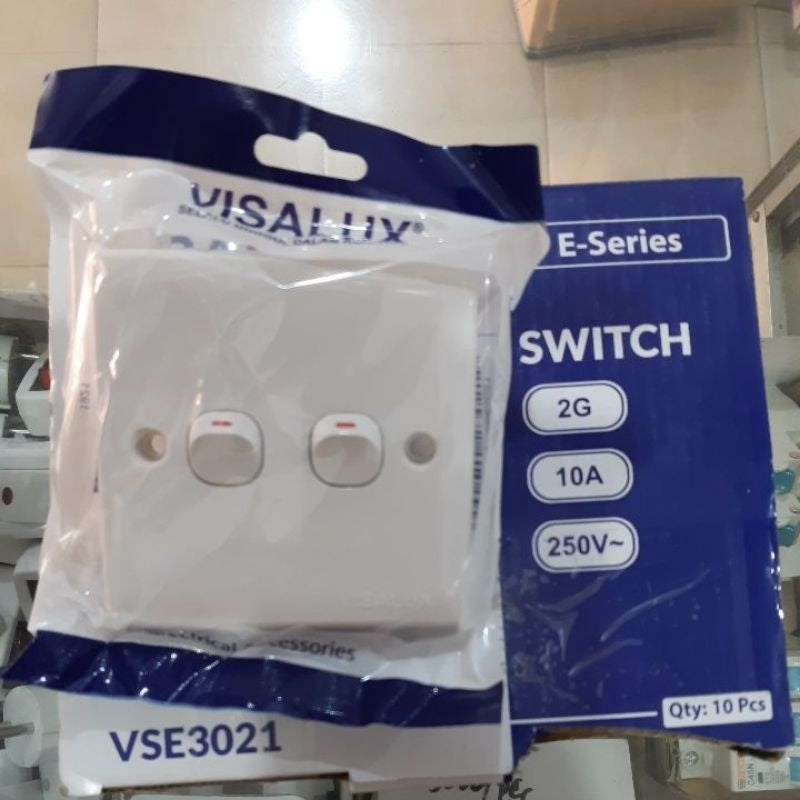 Pekanbaru Visalux - Saklar Visalux E Series Ob / Switch Lampu / Stop Kontak