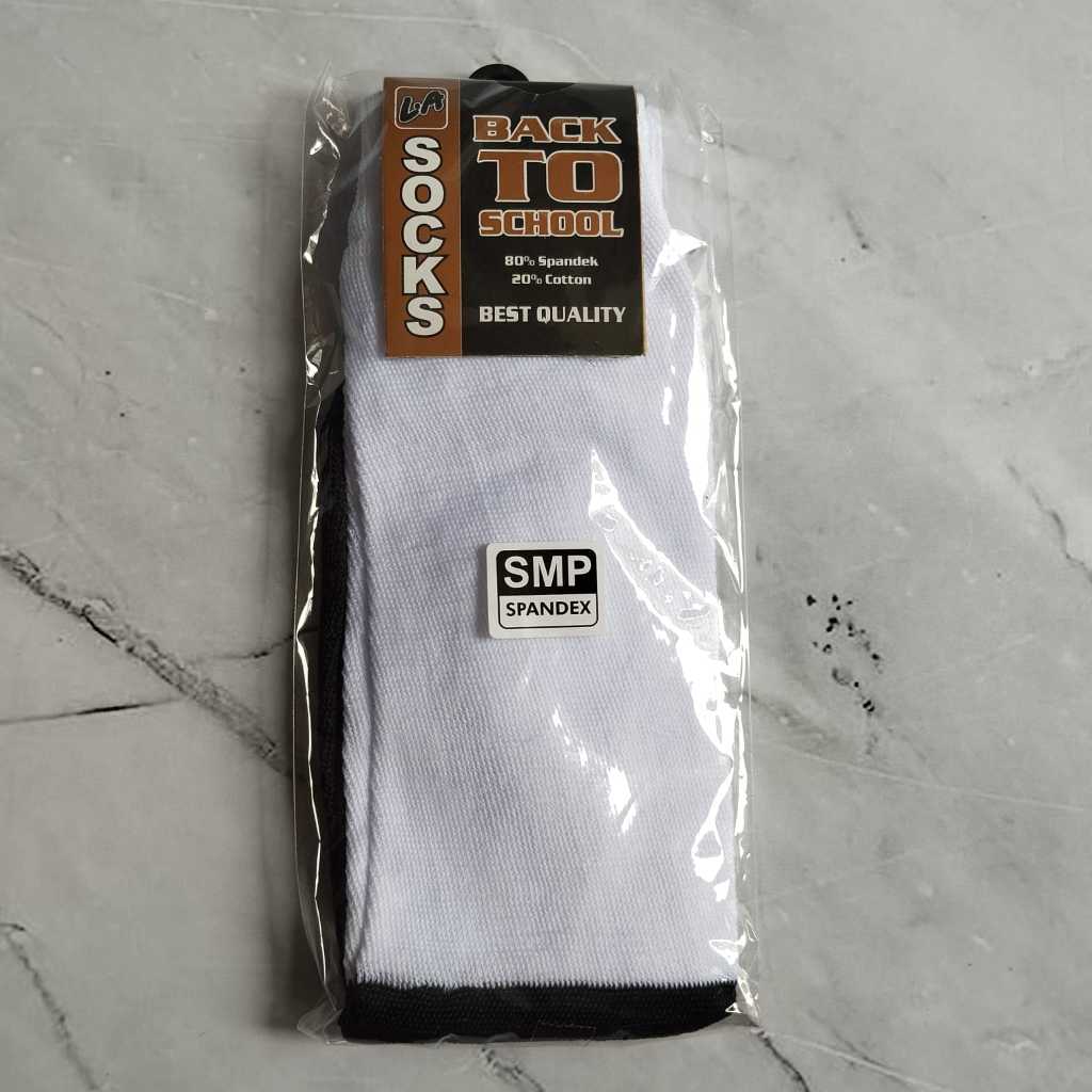 Pekanbaru Kaos kaki sekolah SD, SMP, SMA (HITAM PUTIH)
