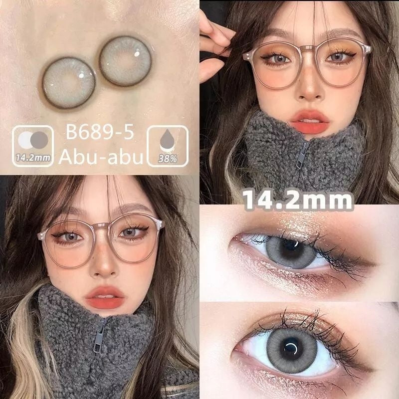 Pekanbaru Softlens Natural B698-1 B698-5 Coklat Normal 14.2Mm