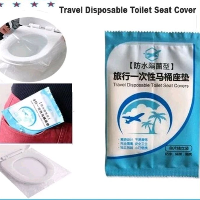 Pekanbaru Travel Toilet Seat Cover Disposable Alas Duduk Kloset Toilet Plastik