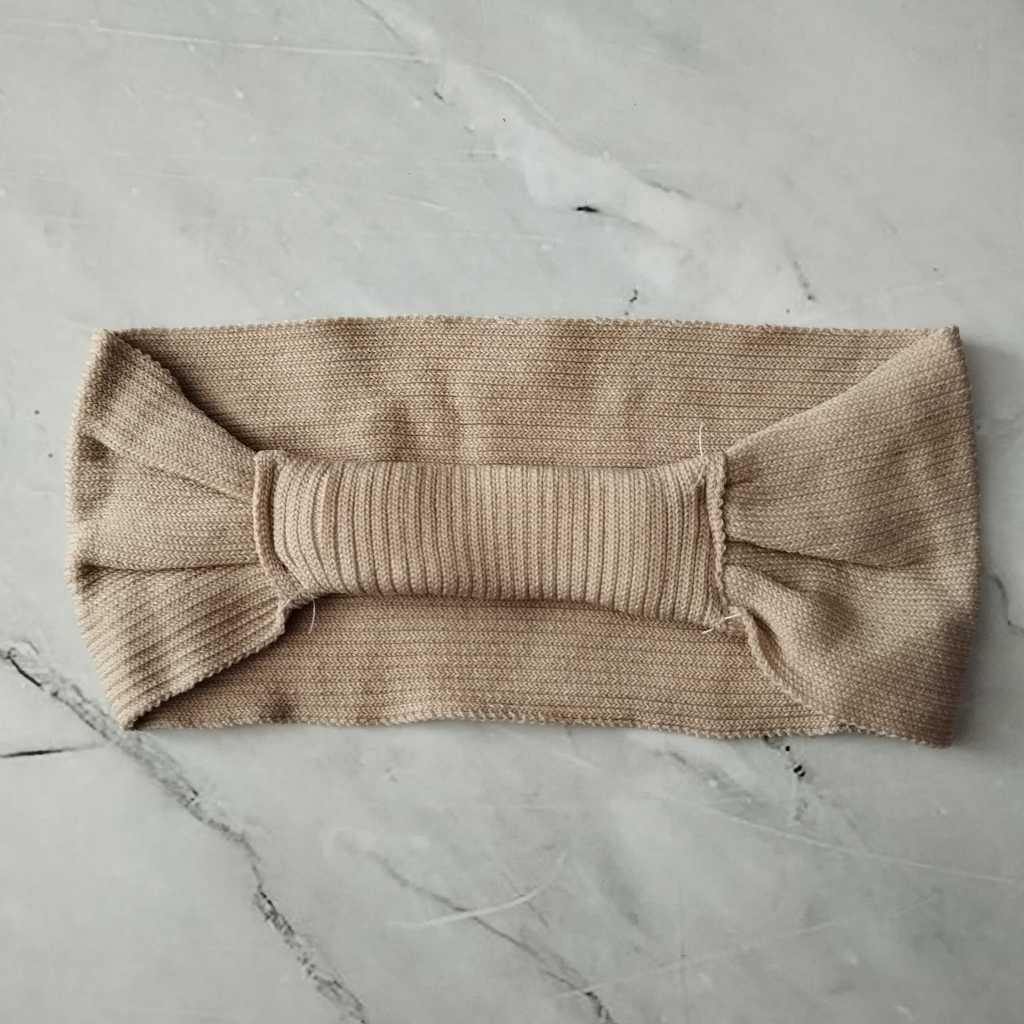 Pekanbaru ciput rajut pita karet belakang bandana rajut