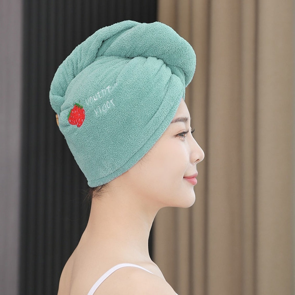 Pekanbaru [TQ] Handuk Keramas Pengering Rambut Wanita Cepat Kering Fashion Anduk Kepala Magic Towel Hair Towel