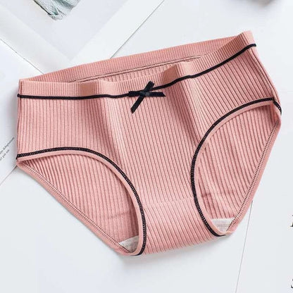 Pekanbaru Celana Dalam Wanita - Underwear Cewek Polos List Hitam Pita - Celana