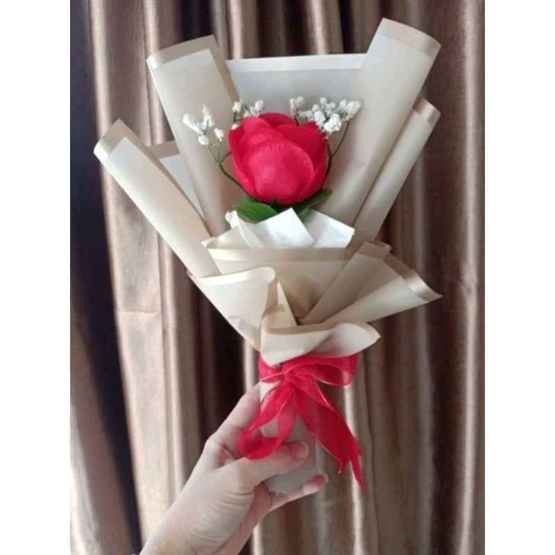 Pekanbaru Buket Bunga Setangkai / bunga hari guru / bunga valentine
