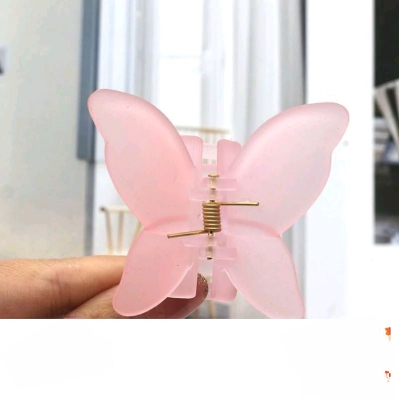 Pekanbaru Jedai Rambut Motif Kupu Kupu Warna / Jepitan Rambut Butterfly