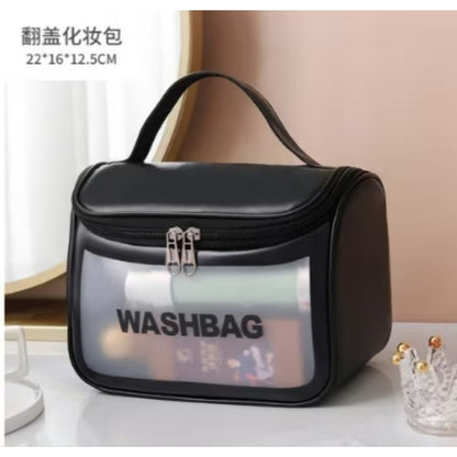 Pekanbaru Tas Kosmetik Washbag Travel Pouch Make Up Organizer Transparan