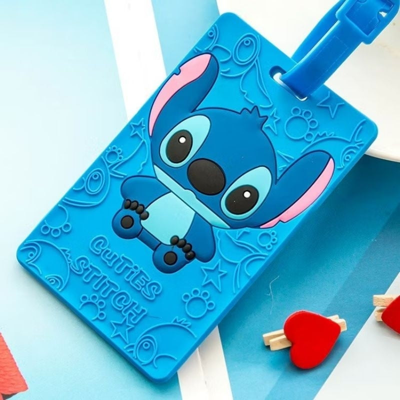 Pekanbaru Name Tag Koper Gantungan Koper Motif Lucu Bahan Silikon Luggage Tag Cartoon Id