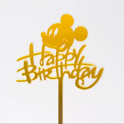 Pekanbaru Cake Topper Akrilik Happy Birthday / Mother'S Day / Father'S Day Ukuran Besar (Instan Only)