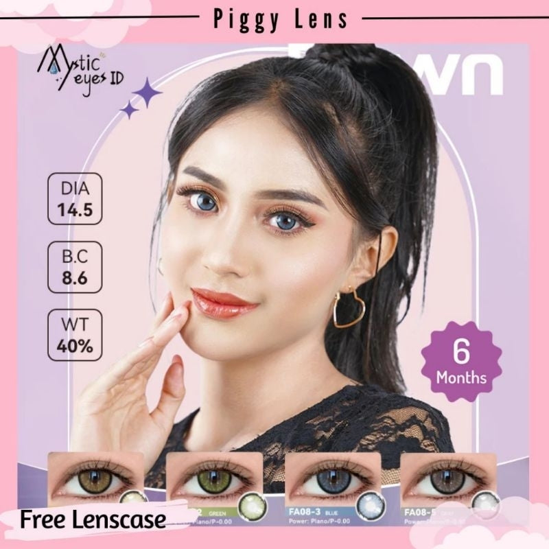 Pekanbaru Softlens Dawn By Mysticeyes 14.5Mm Normal Minus /Kacamata Minus Mines Soflents Kontaklens