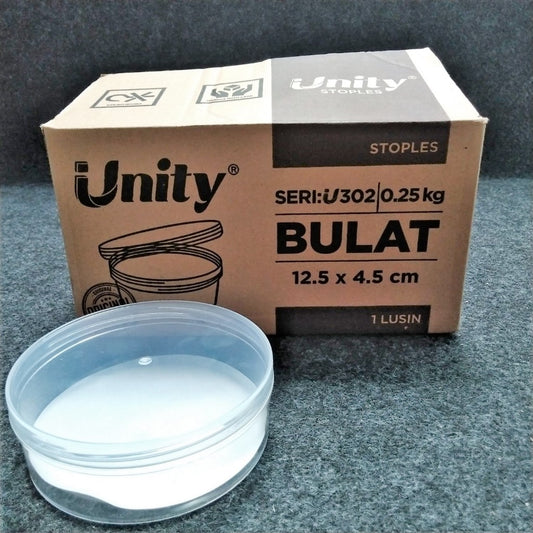 Pekanbaru Toples Unity U 302 (250Gr) Bulat Per Box (Instan Only)