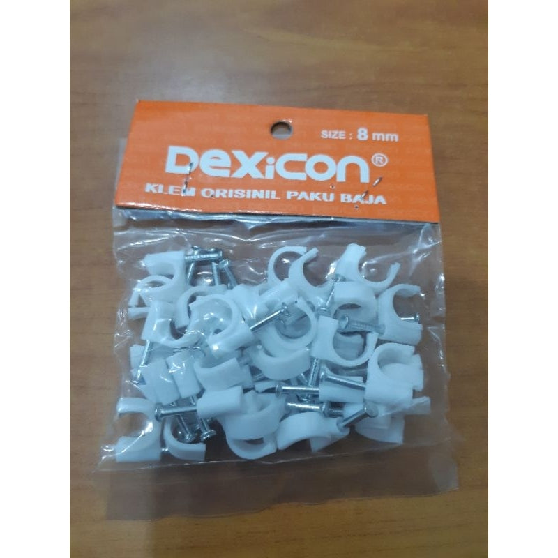 Pekanbaru Klip Kabel Klem Kabel Dexicon Paku Beton 6Mm 7Mm 8Mm 9Mm 10Mm Murah