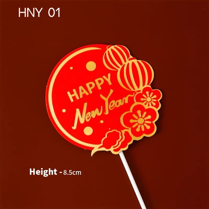 Pekanbaru Cny Cupcake Topper / Topper Imlek Kecil Berbagai Model