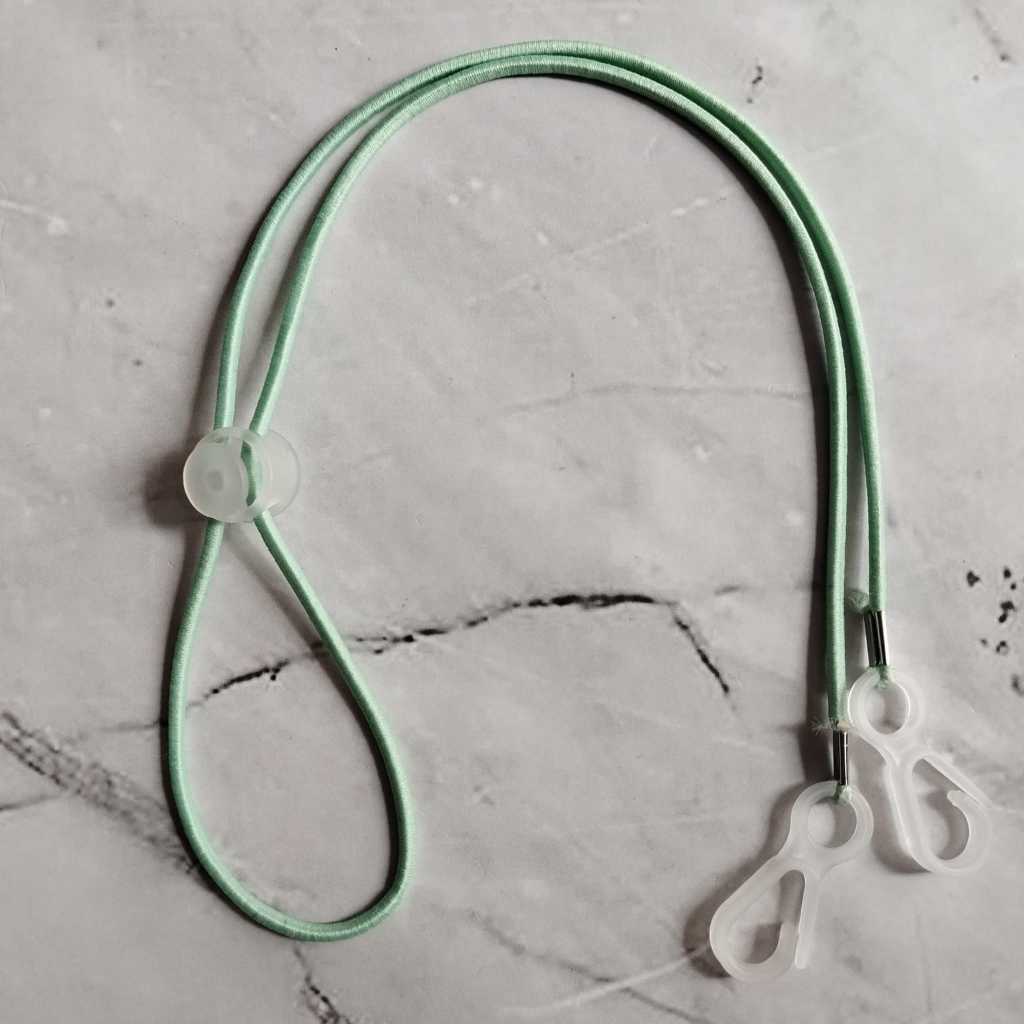 Pekanbaru [YL] Strap Masker 2 in 1/ Kalung Masker / Kalung Gantungan Masker Multifungsi Bisa dipakai utk Hijab / Strap Masker Pita/Kalung Masker Hijab 2 in 1 Stap Masker Elastis Konektor Masker Boba