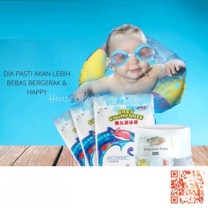 Pekanbaru Popok Celana Renang Anak Bayi Batita Balita Tahan Air Sekali Pakai Baby Swim