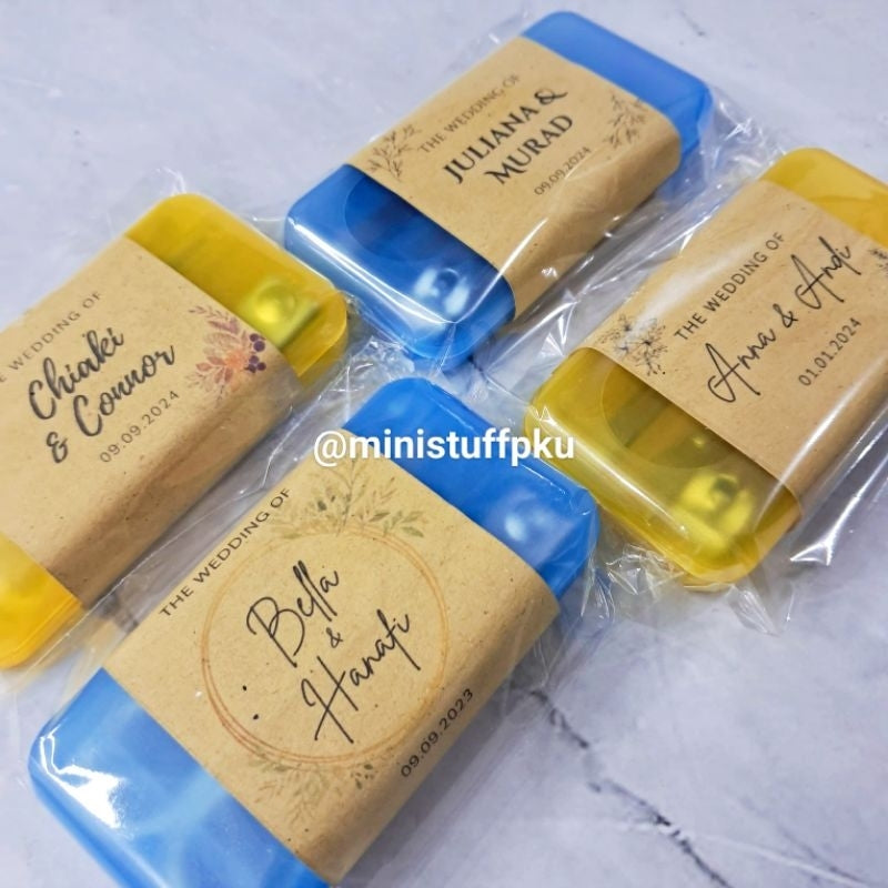 Pekanbaru Souvenir Pedicure Manicure Set 4in1 Kemas Plastik/Mika