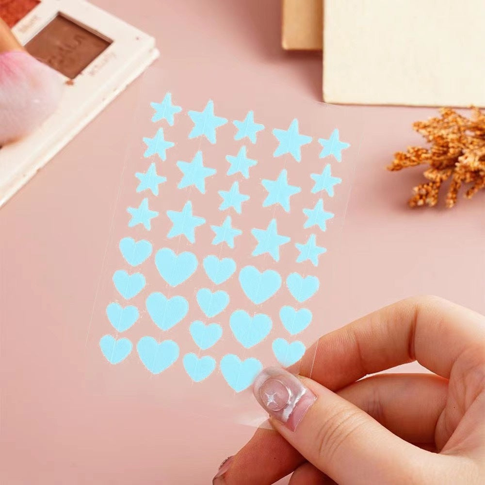 Pekanbaru HR- Stiker Jerawat 36pcs Transparan Invisible Acne Pimple Patch Sticker Jerawat Untuk Harian Menutup Jerawat