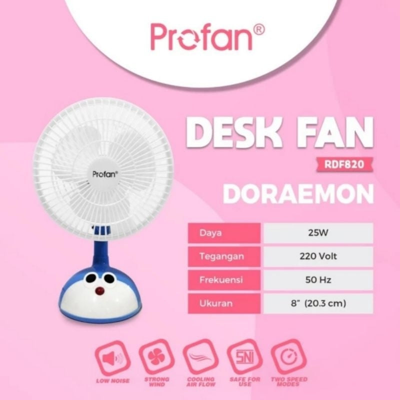 Pekanbaru Kipas Angin Karakter / Kipas Angin Meja 8 Inch Profan