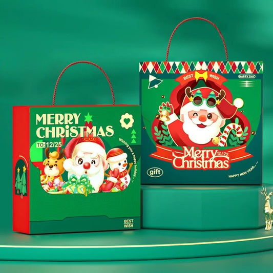 Pekanbaru Christmas Hampers Bag / Kotak Hampers Natal Handle Tali 17X5X17Cm
