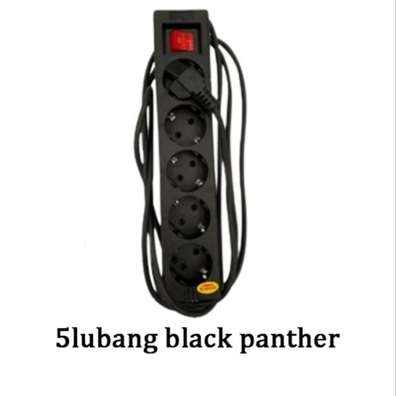 Pekanbaru Cok Sambung / Kabel Sambung / Stop Kontak Pioline Black Panther 2L 3L 4L 5L 5 Meter