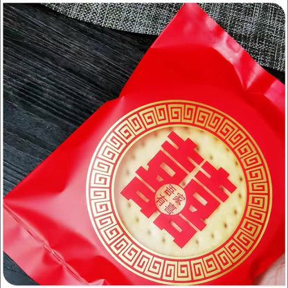 Pekanbaru Plastik Cookies For Wedding / Nikahan / Double Happiness Per Pack