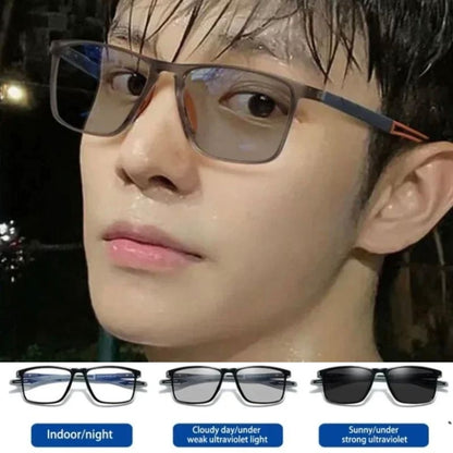 Pekanbaru Kacamata Sport Photochromic Anti Radiasi Ultralight Tr90 Kacamata Fashion