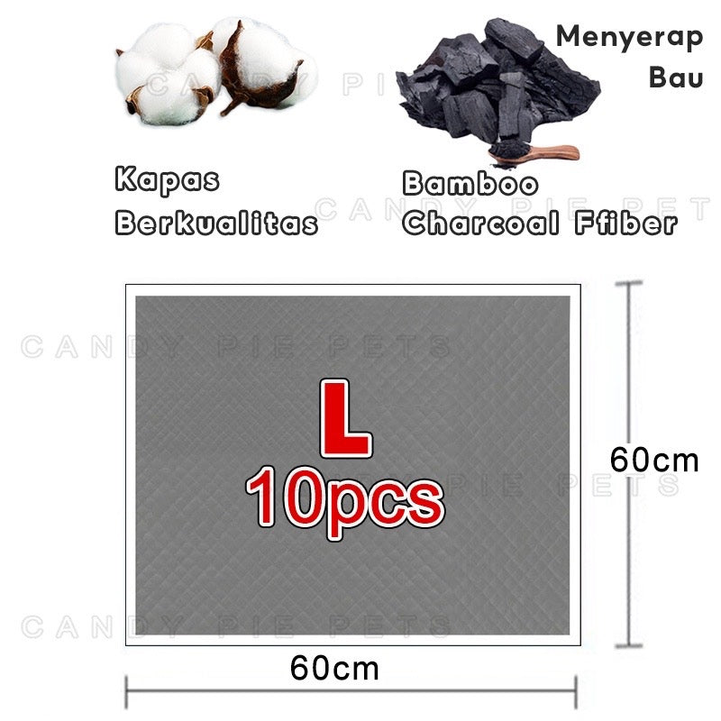 Pekanbaru ￼HR-Pad Pipis Kucing Anjing Popok Sekali Pakai Alas Pipis Pee Poop alas kucing melahirkan Underpad