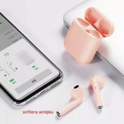 Pekanbaru Inpods I12 Macaron  Headset Wireless I12 Macaronheadset Bluetooth Keluaran Terbaru, Sistem Touch Screen.
