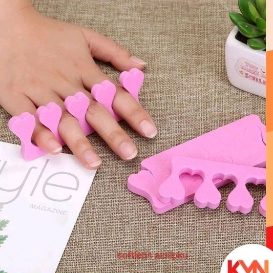 Pekanbaru (2Pcs) 1Set Spons Pembatas Jari Tangan Kaki Sekat Jari Kaki Tangan Toe