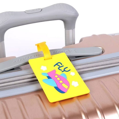Pekanbaru Name Tag Koper Gantungan Koper Motif Lucu Bahan Silikon Luggage Tag Cartoon Id