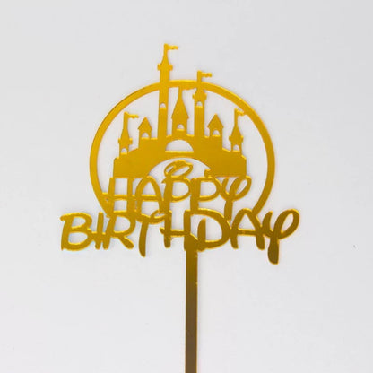 Pekanbaru Cake Topper Akrilik Happy Birthday / Mother'S Day / Father'S Day Ukuran Besar (Instan Only)