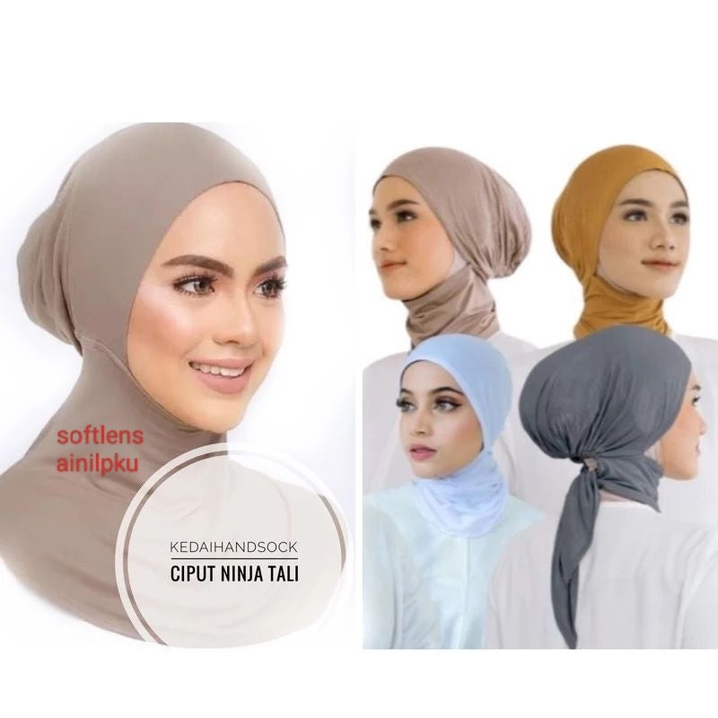 Pekanbaru Ciput Ninja Talireal Picturematt Spandeks/Jersey Premium Hijab