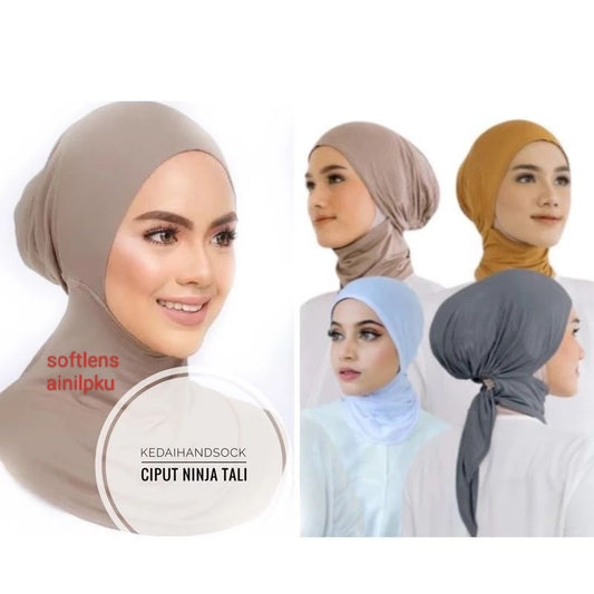 Pekanbaru Ciput Ninja Talireal Picturematt Spandeks/Jersey Premium Hijab