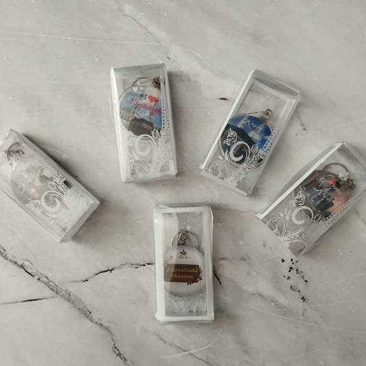 Pekanbaru Souvenir Pernikahan/Oleh2 Haji dan Umroh Gantungan Kunci Mekah KEMAS MIKA (Per 1 PCS)