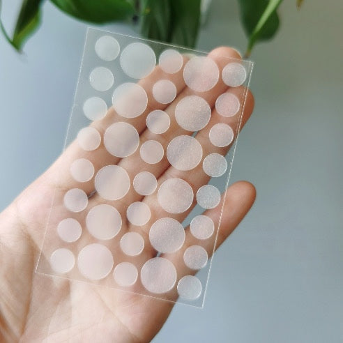 Pekanbaru HR- Stiker Jerawat 36pcs Transparan Invisible Acne Pimple Patch Sticker Jerawat Untuk Harian Menutup Jerawat
