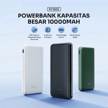 Pekanbaru Robot Power Bank Rt180S 10000Mah