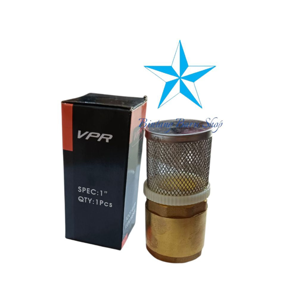 Pekanbaru Foot Klep Pompa Air Vpr Kuningan 3/4" 1" / Tusen Klep Pompa Air